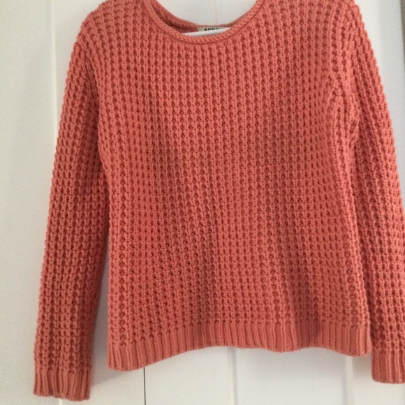 Acne Studios Sapata Chunky Knit Gorgeous Peach Sweater - Picture 2 of 11
